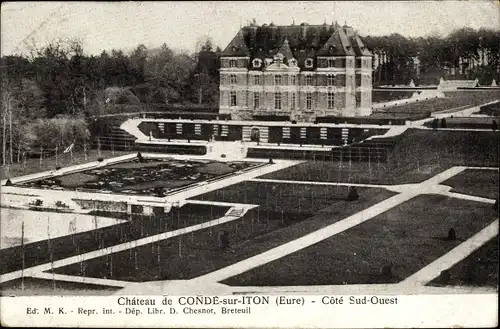 Ak Condé sur Iton Eure, Le Chateau, Cote Sud-Ouest