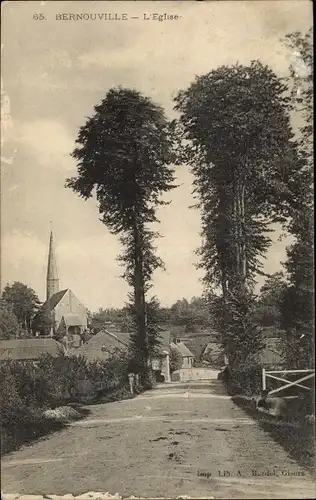 Ak Bernouville Eure, L'Eglise