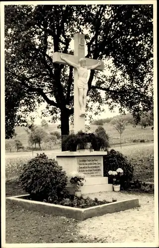 Foto Ak Prozession, Erinnerung an Christi Himmelfahrt 1955, Grab