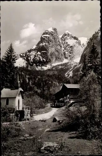 Ak Hinterbärenbad in Tirol, Karlsspitze, Totenkirchl