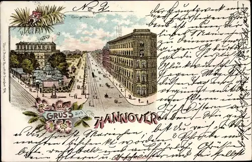 Litho Hannover in Niedersachsen, Georgstraße