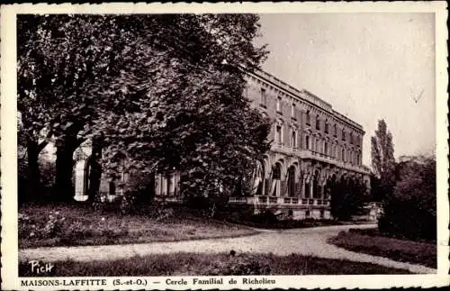 Ak Maisons Laffitte Yvelines, cercle Familial de Richelieu