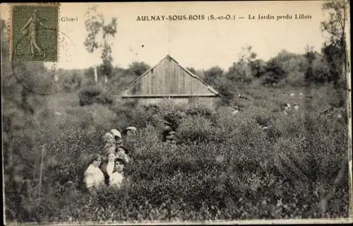 Ak Aulnay sous Bois Seine Saint Denis, Le Jardin perdu Lillois, Irrgarten