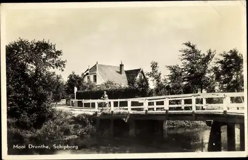 Ak Schipborg Drenthe Niederlande, Mooi Drenthe