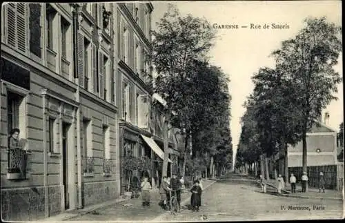 Ak La Garenne Colombes Hauts de Seine, Rue de Satoris