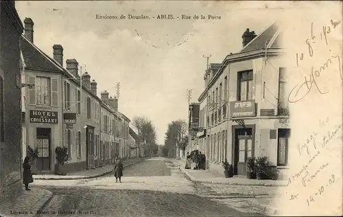 Ak Ablis Yvelines, Rue de la Poste