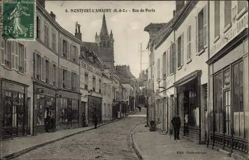 Ak Montfort l'Amaury Yvelines, Rue de Paris