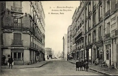 Ak Becon les Bruyeres Hauts de Seine, Avenue des Bruyères