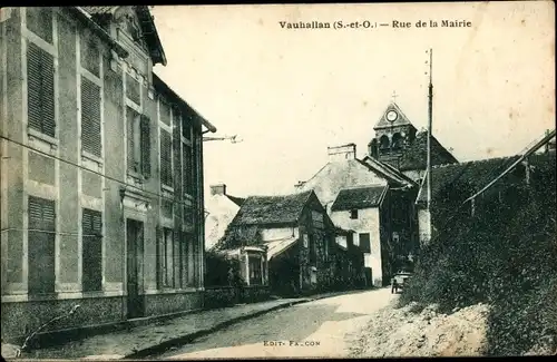 Ak Vauhallan Essonne, Rue de la Mairie