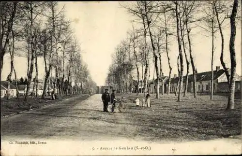 Ak Gambais Yvelines, Avenue de Gambais