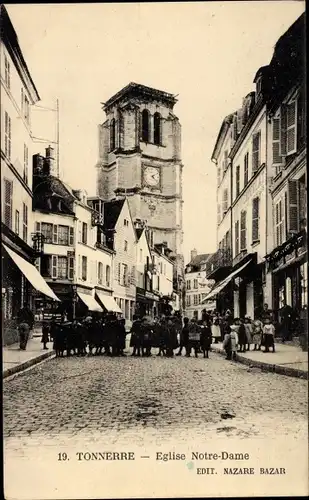 Ak Tonnerre Yonne, Église Notre Dame