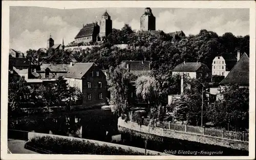 Ak Eilenburg an der Mulde, Schloss, Kreisgericht