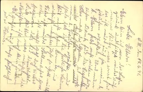 Ak Bischofswerda in Sachsen, Partie am Mühlteich, Denkmal