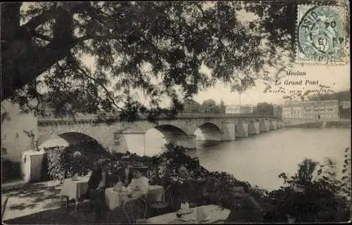 Ak Meulan en Yvelines, Le Grand Pont