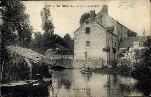 Ak La Nivelle Loiret, Le Moulin