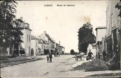 Ak Garges lès Gonesse Val d’Oise, Straßenpartie