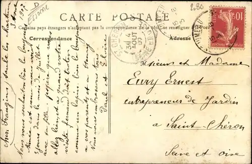 Ak Saulx les Chartreux Essonne, L'Yvette au Moulin