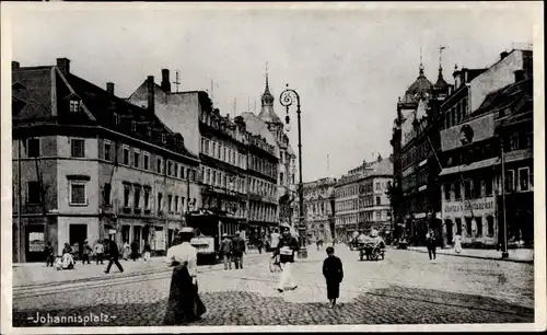 Foto Ak Chemnitz in Sachsen, Johannisplatz