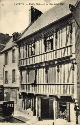 Ak Bayeux Calvados, Vieille Maison de la Rue Saint Martin