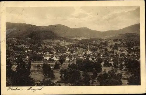 Ak Hörden Gaggenau im Schwarzwald, Panorama