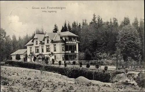Ak Finsterbergen Friedrichroda im Thüringer Wald, Villa Ingeborg