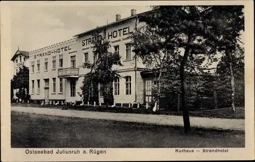 Ak Juliusruh Breege auf Rügen, Kurhaus Strandhotel