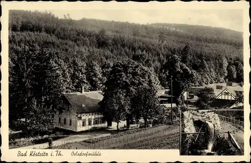 Ak Bad Köstritz in Thüringen, Oelsdorfmühle