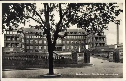Ak Delmenhorst in Oldenburg, Städtisches Krankenhaus