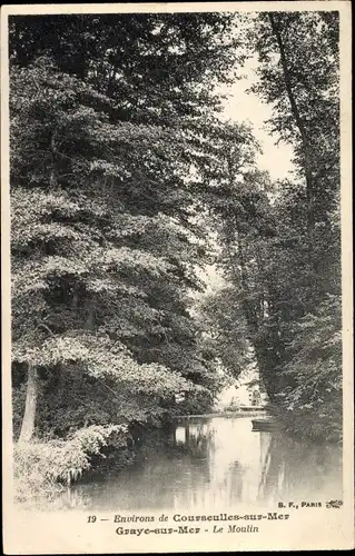 Ak Graye sur Mer Calvados, Le Moulin