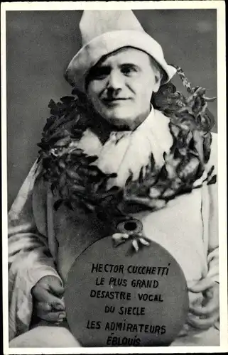 Ak Hector Cucchetti, Opernsänger, Portrait