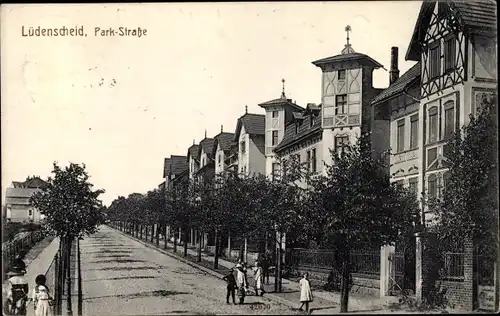 Ak Lüdenscheid im Märkischen Kreis, Parkstraße