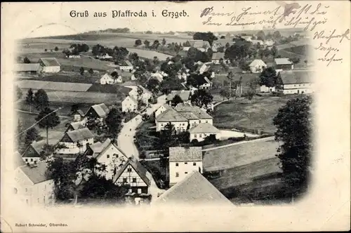 Ak Pfaffroda Olbernhau im Erzgebirge Sachsen, Panorama