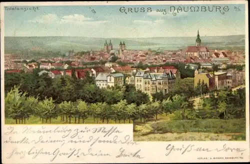 Litho Naumburg an der Saale, Gesamtansicht