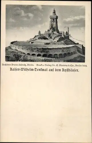 Vorläufer Ak Steinthaleben Kyffhäuserland in Thüringen, Kyffhäuser, Kaiser Wilhelm Denkmal