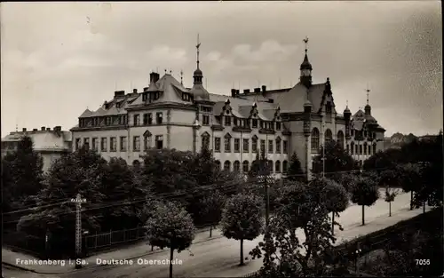 Ak Frankenberg an der Zschopau Sachsen, Deutsche Oberschule