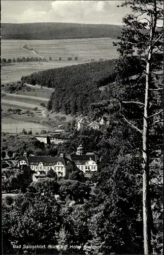 Ak Bad Salzschlirf in Hessen, Hotel Badehof