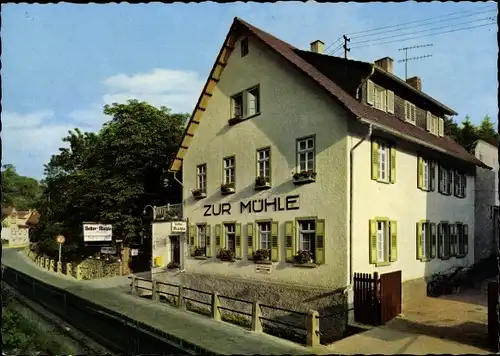 Ak Zell Bensheim an der Bergstraße Hessen, Vetters Mühle