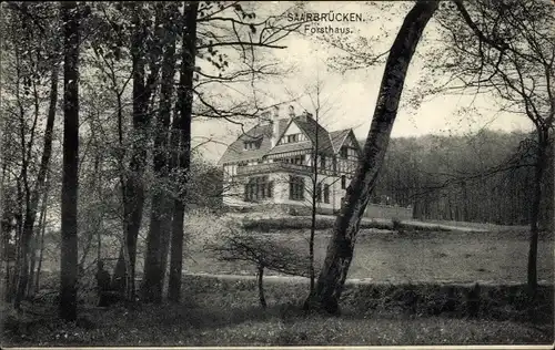 Ak Saarbrücken im Saarland, Forsthaus
