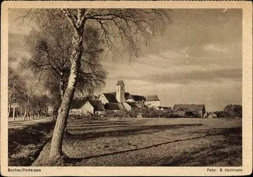 Ak Bad Buchau am Federsee Oberschwaben, Teilansicht