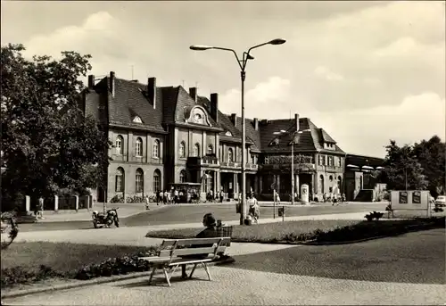 Ak Oranienburg in Brandenburg, Bahnhof