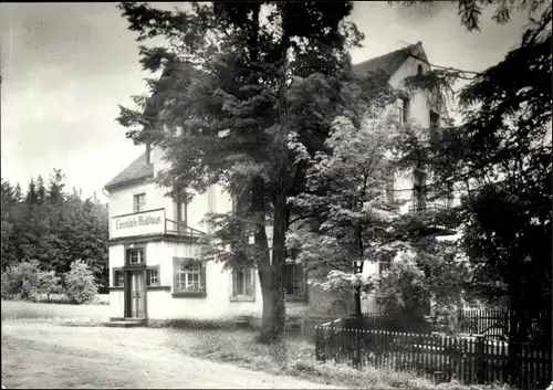 Ak Steinigtwolmsdorf im Mittellausitzer Bergland, Partie an der Vertragsgaststätte Waldhaus