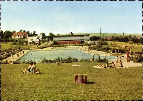 Ak Alzey in Rheinhessen, Wartberg-Schwimmstadion