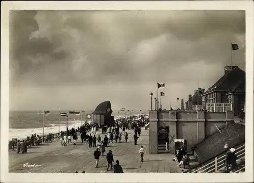 Ak Westerland Insel Sylt in Nordfriesland, Kurpromenade