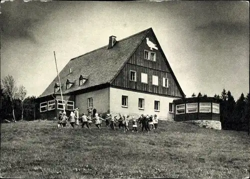 Ak Schneeberg im Erzgebirge, Erstes Spiel im Freien