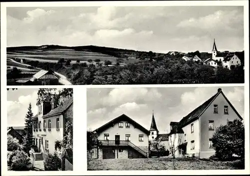 Ak Damscheid Oberwesel am Rhein, Pension Haus Sonnenhof, Ort