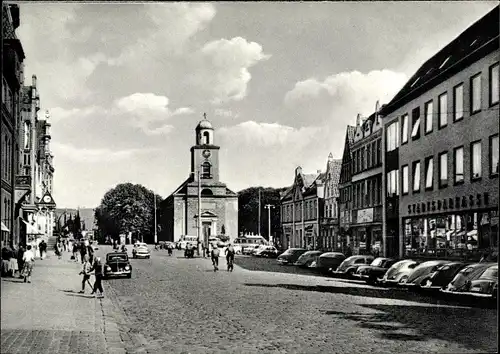 Ak Husum in Nordfriesland, Große Straße