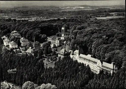 Ak Leichlingen im Rheinland, Fliegeraufnahme, Sanatorium Roderbirken