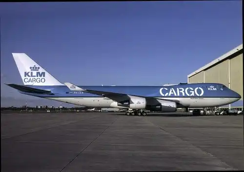 Ak Niederländisches Frachtflugzeug, KLM Cargo, Boeing B747-400F