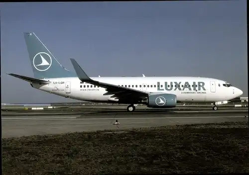 Ak Luxemburgisches Passagierflugzeug, Luxair, Boeing B737-7C9