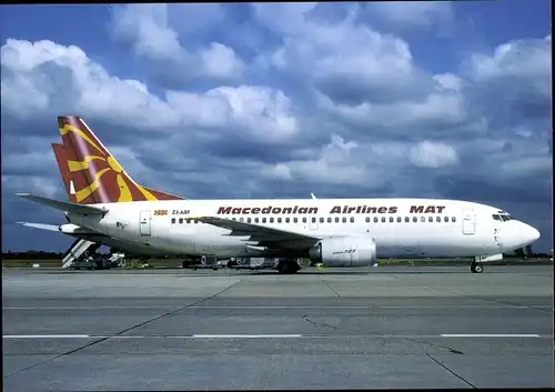 Ak Mazedonisches Passagierflugzeug, Macedonian Airlines, Boeing B737-300